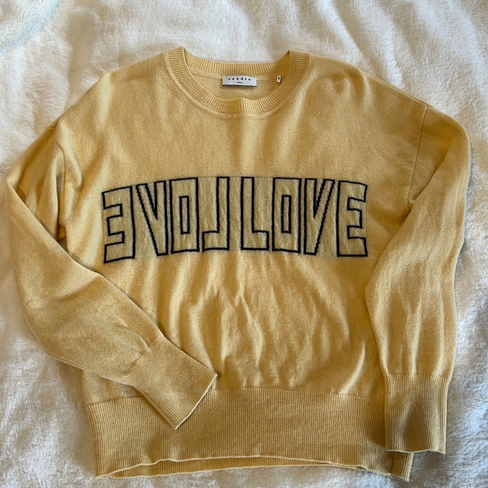 Sandro LOVE LOVE Sweater